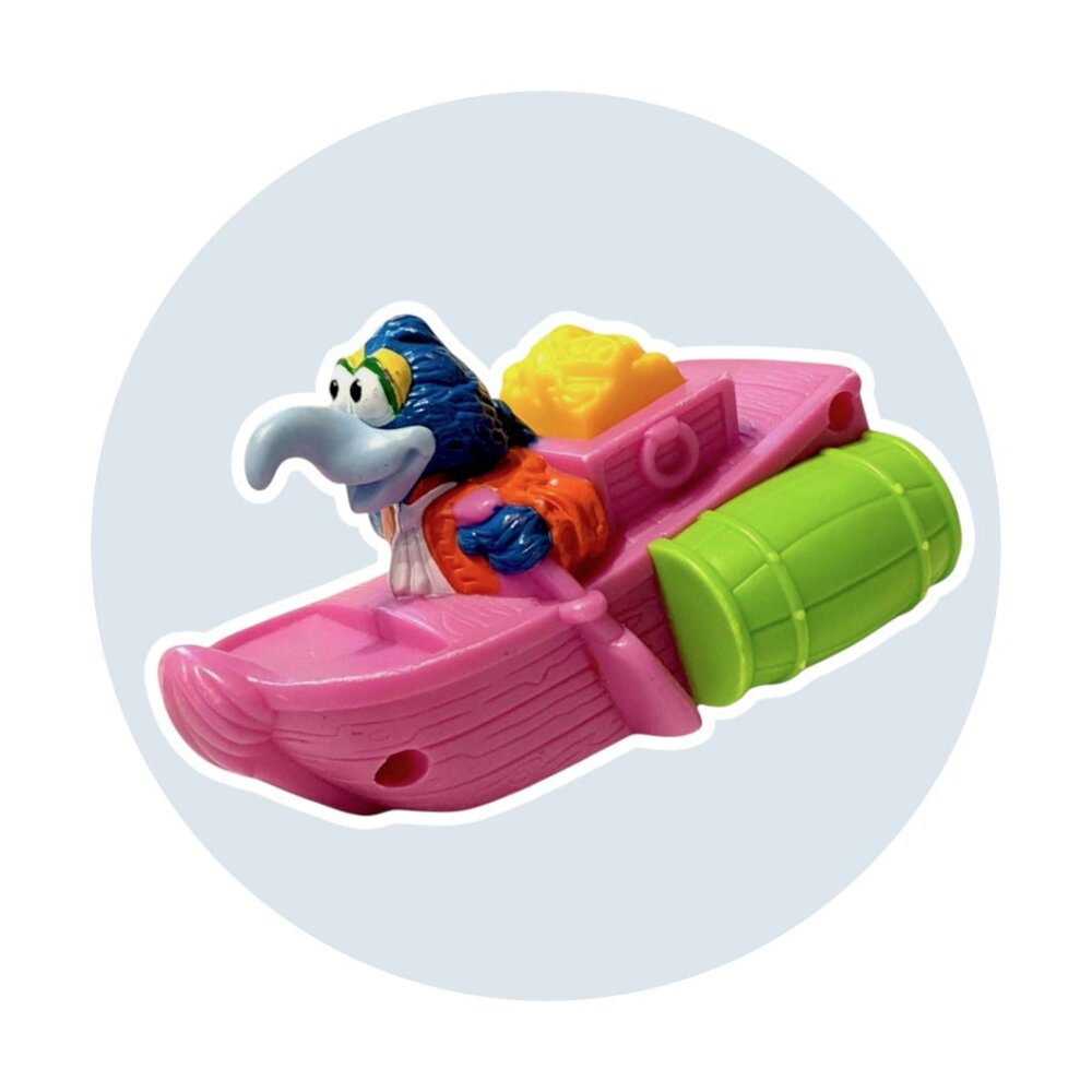 The Muppets Treasure Island Disney Action Figure Toy: Gonzo Paddle Boat